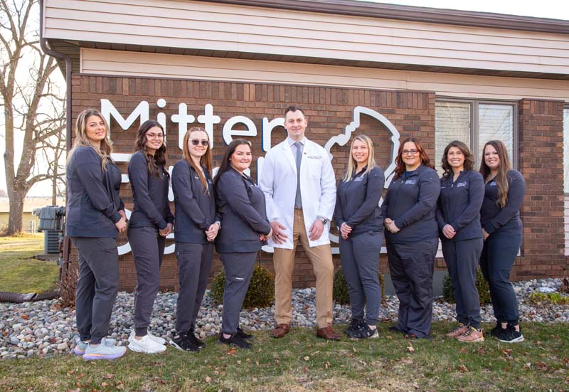 The friendly staff at Mitten Family Dental in Ionia Mi.